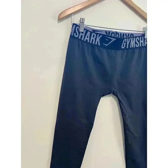Gymshark Fit Leggings Dark Blue Size Medium - Picture 4 of 10